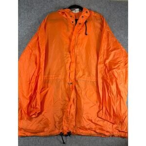VTG 90s GAP Windbreaker Jacket Hoodie Mens XL Orange Gorpcore Technical Outdoor